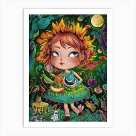 Little Gardener 1 Art Print