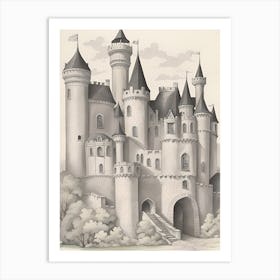 Castle In The Sky 23 Art Print