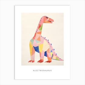 Nursery Dinosaur Art Alectrosaurus 2 Poster Art Print
