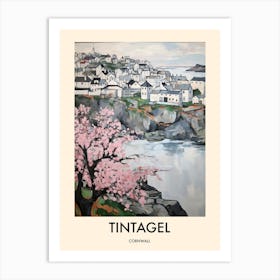 Tintagel (Cornwall) Painting 3 Travel Poster Art Print