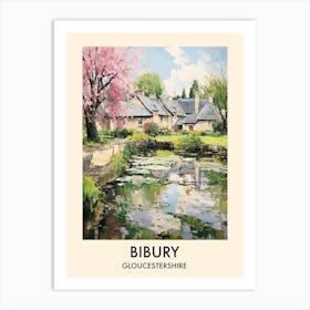 Bibury (Gloucestershire) Painting 6 Travel Poster Art Print