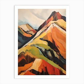 Mount Washington Usa 2 Mountain Painting Art Print