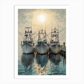 Fishing Boats Art Print