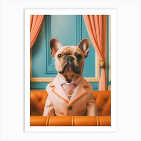 A French Bulldog Dog 2 Art Print