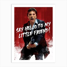 Scarface Al Pacino Art Print