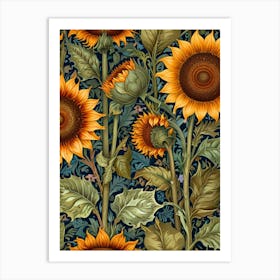 William Morris Sunflowers 2 Art Print