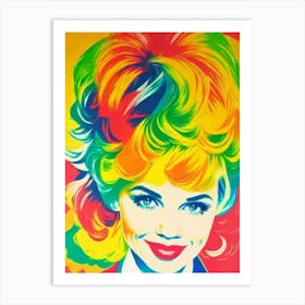 Michelle Williams Colourful Pop Movies Art Movies Art Print