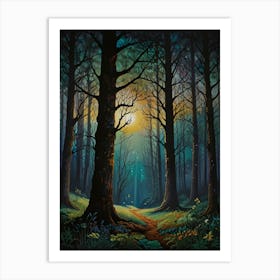 Forest Path 3 Art Print