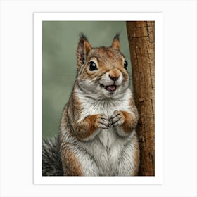 Squirrel 6 Art Print