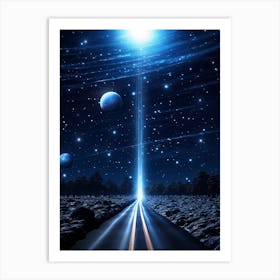 Road To The Stars Art Print