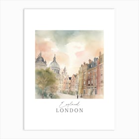 England London Storybook 2 Travel Poster Watercolour Art Print
