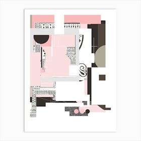 The Abstract Daydream · Pink Art Print