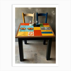 Table And Chairs Art Print