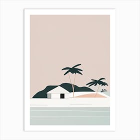 Cabilao Island Philippines Simplistic Tropical Destination Art Print
