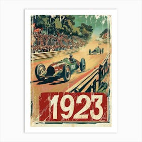 Aihrgdesign A Vintage Sports Poster For The Inaugural 24 Hour 5334cfd3 E40f 4775 9d8e D12a95be9044 0 Art Print