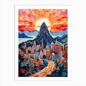 Skyline Serenade in Rio de Janeiro Art Print