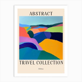 Abstract Travel Collection Poster Belarus 4 Art Print