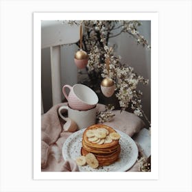 Pancakes On A Plate 2 Art Print