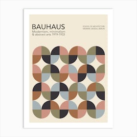 Mid Century Bauhaus Art Print