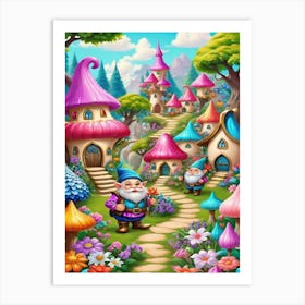 Dwarfs wonderland Art Print