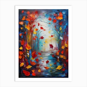 Autumn Leaves 5 Art Print