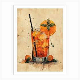 Aperol Spritz Art Print 67 Art Print