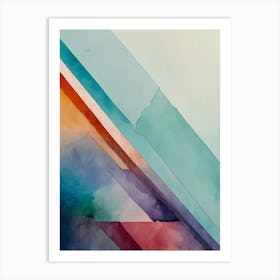 Abstract Watercolor Painting 11 Art Print