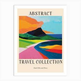 Abstract Travel Collection Poster Saint Kitts And Nevis 3 Art Print