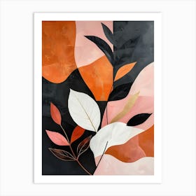 Abstract Leaves Canvas Print 6 Art Print