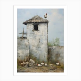 Old Stone Farm Cool Tones 6 Art Print