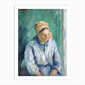Washerwoman, Study (1880), Camille Pissarro Art Print