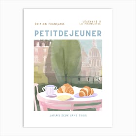 Petite dejeuner Art Print