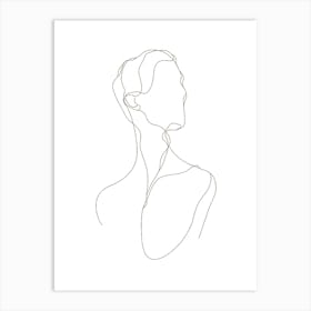 Portrait Of A Woman 3 Art Print