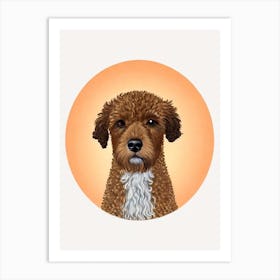 Spanish Water Dog Illustration Dog Art Print