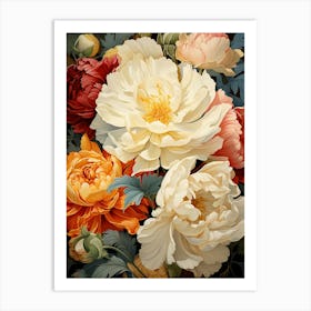 Peonies 61 Art Print