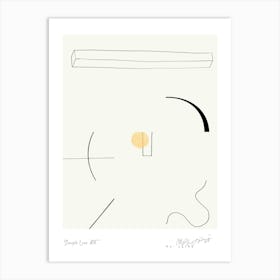 Simple art line no 63 Affiche