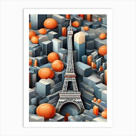 Paris Eiffel Tower Art Print