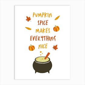 Pumpkin Spice Art Print