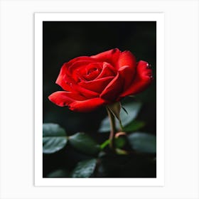 Red Rose 7 Art Print