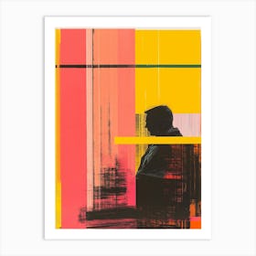 'Man In Silhouette' 1 Art Print