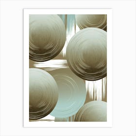 Abstract Circles Art Print