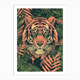 Tiger In The Jungle 46 Art Print