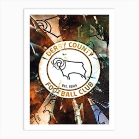 Derby County Art Print