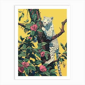 Leopard In A Tree 1 Art Print