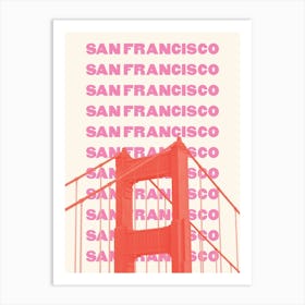 3x4 San Fransisco Art Print