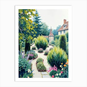 Garden Path 6 Art Print