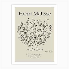 Henri Matisse Tree Art Print