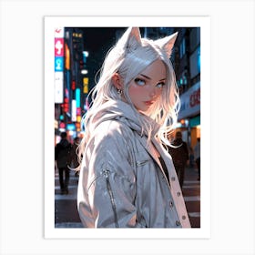 Anime Girl 16 Art Print