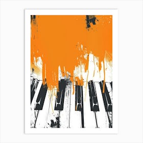 Piano Keys Canvas Print 1 Art Print