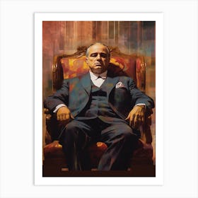 Gangster Art Don Vito Corleone The Godfather 5 Art Print